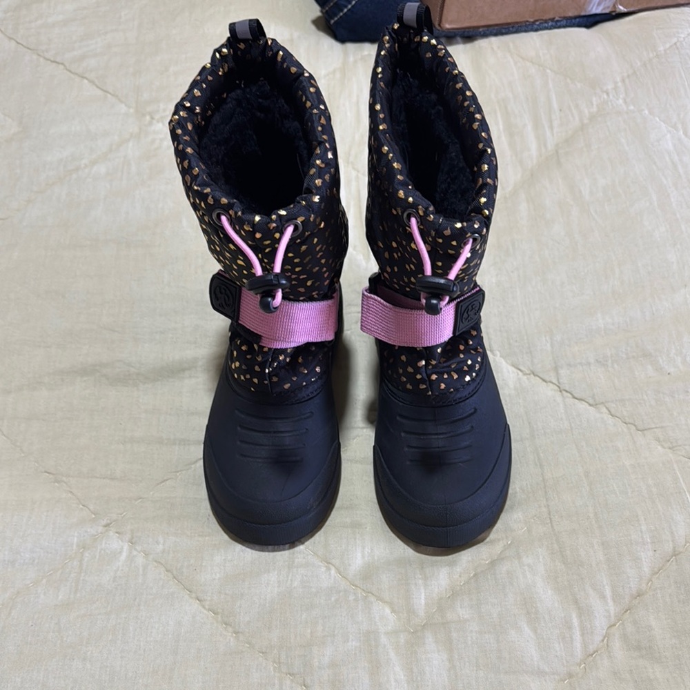 Northside Black Boots with Gold Speckles